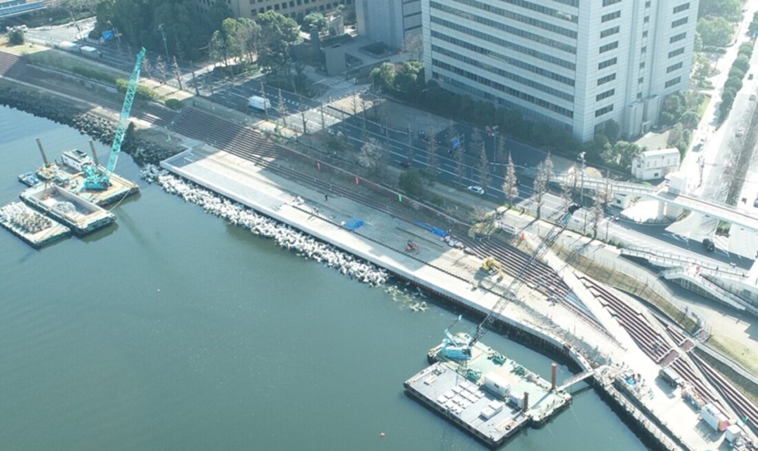 Ｒ４多摩川右岸堀川町低水護岸工事